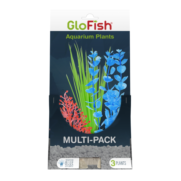 Tetra GloFish Plant Multipack Sm/Med/Lrg 3pk