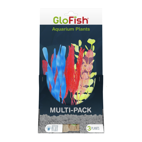 Tetra GloFish Plant Multipack Sm/Med/Lrg 3pk