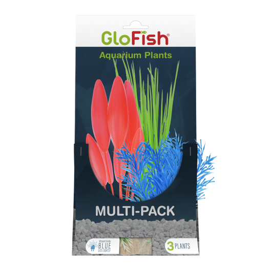 Tetra GloFish Plant Multipack Sm/Med/Lrg 3pk