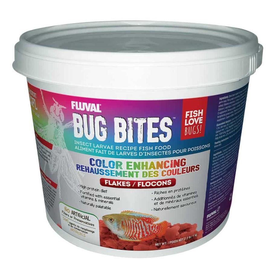 Fluval Bug Bites Colour Enhancing Flakes