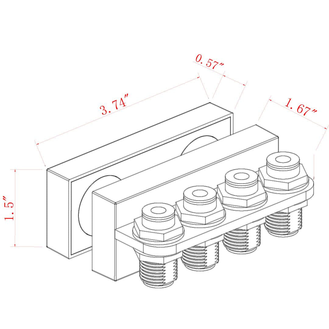 Innovative Marine CustomCradle Pro Magnetic Dosing Tube Holder