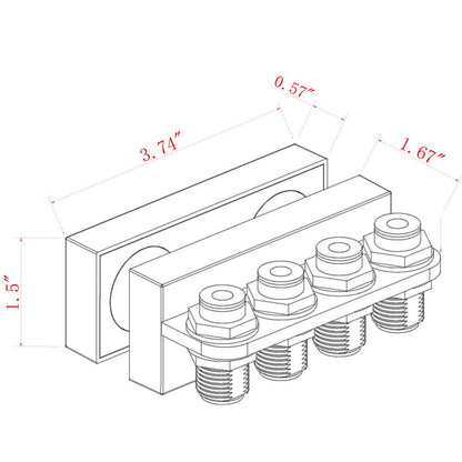 Innovative Marine CustomCradle Pro Magnetic Dosing Tube Holder