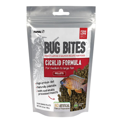 Fluval Bug Bites Cichlid Pellet Medium/Large