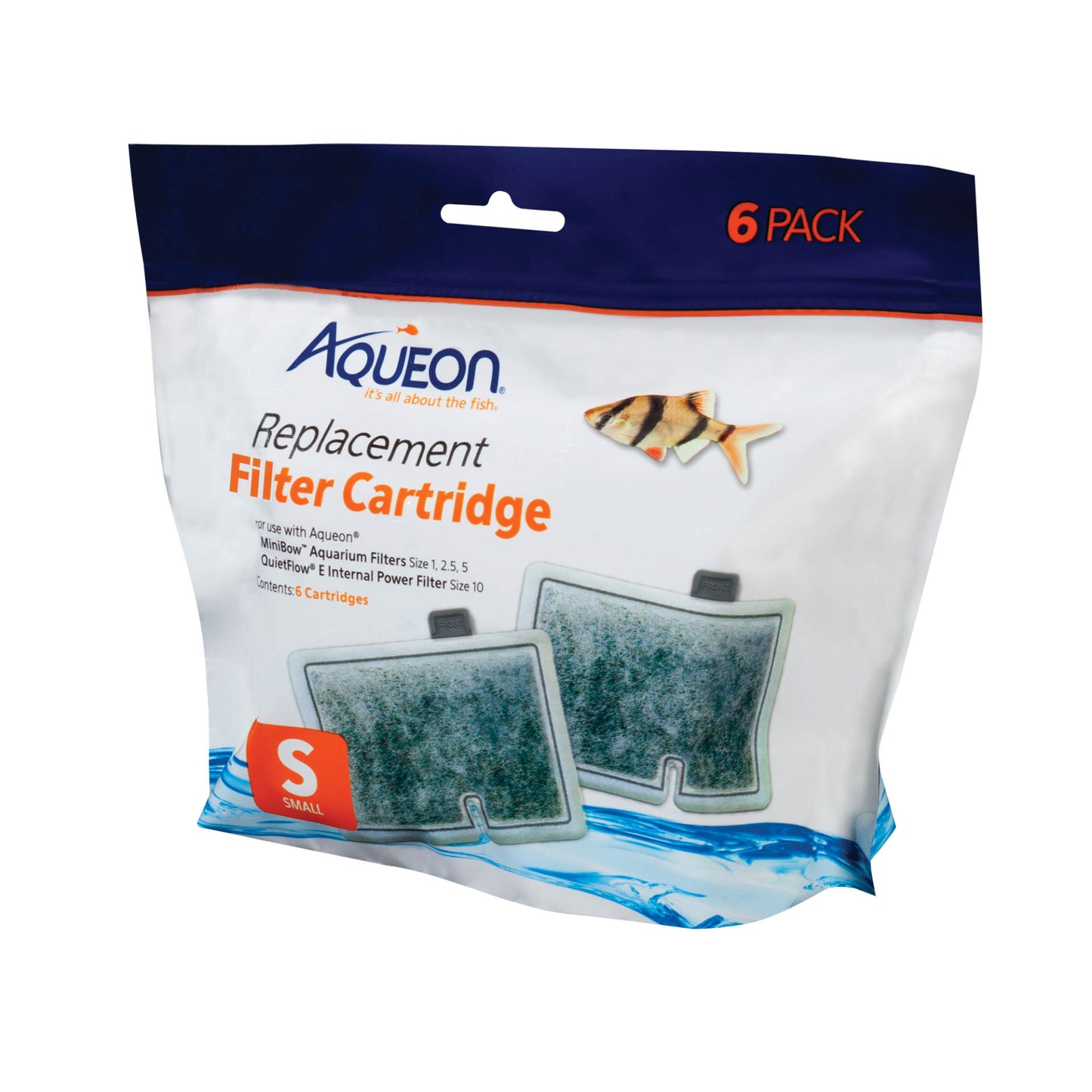 Aqueon Small Filter Cartridge 6-Pack