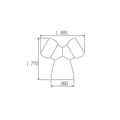 Loc-Line 1/2" Y Fitting