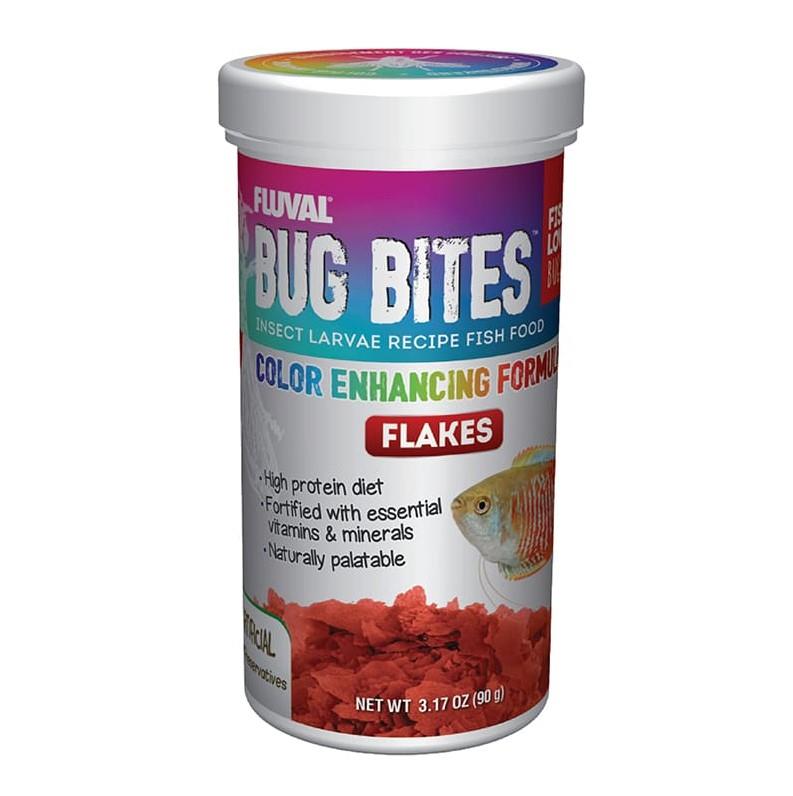 Fluval Bug Bites Colour Enhancing Flakes