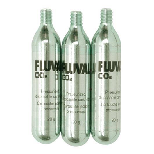 Fluval Pressurized Disposable CO2 Cartridges - 20g x3