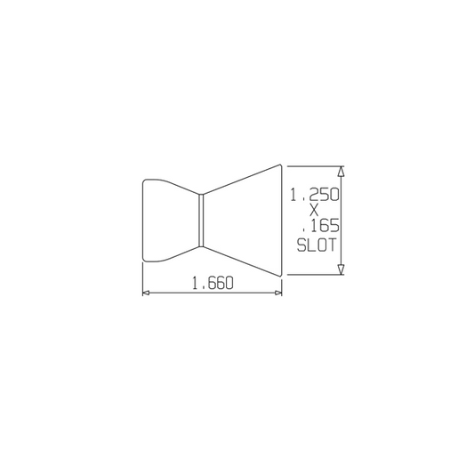 Loc-Line 1 1/4" Flare Nozzle For 1/2"