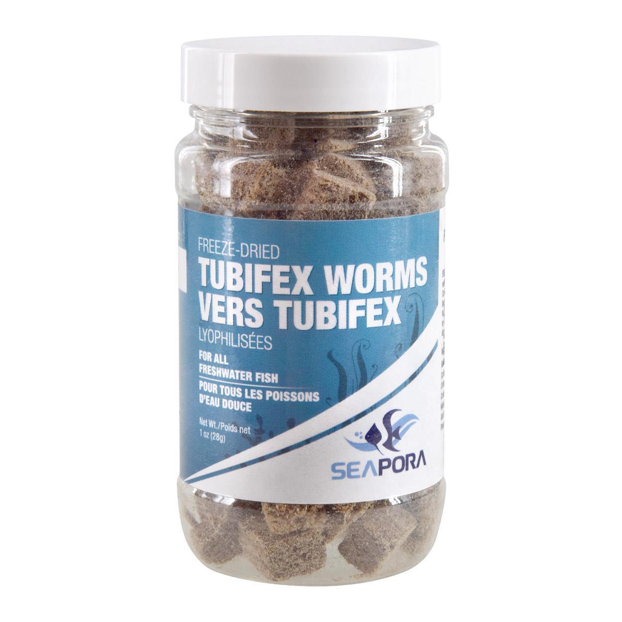 Seapora Freeze-Dried Tubifex Worms - Tank Pets