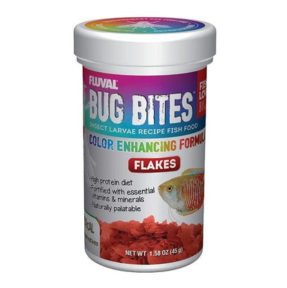 Fluval Bug Bites Colour Enhancing Flakes