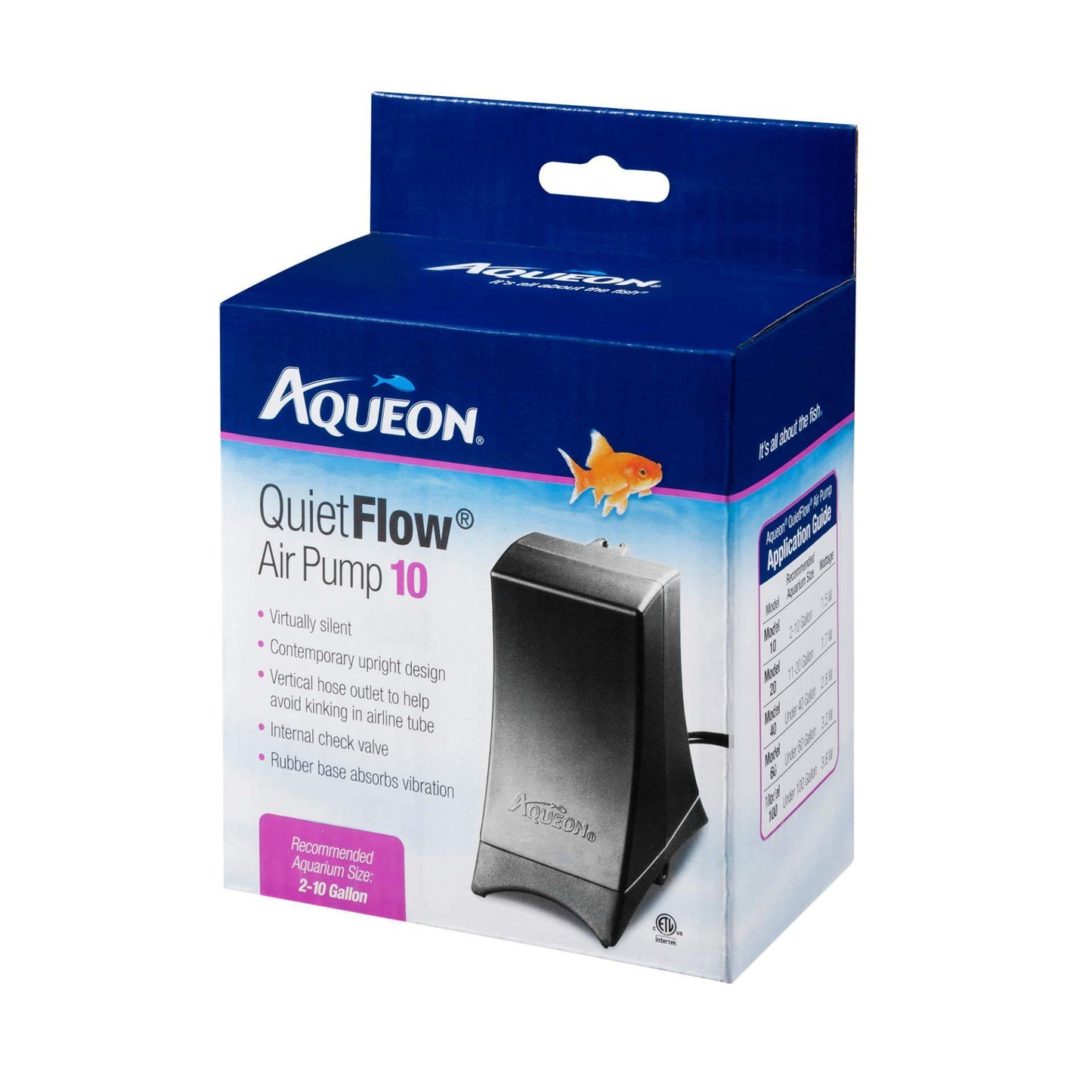 Aqueon QuietFlow Air Pump - Tank Pets