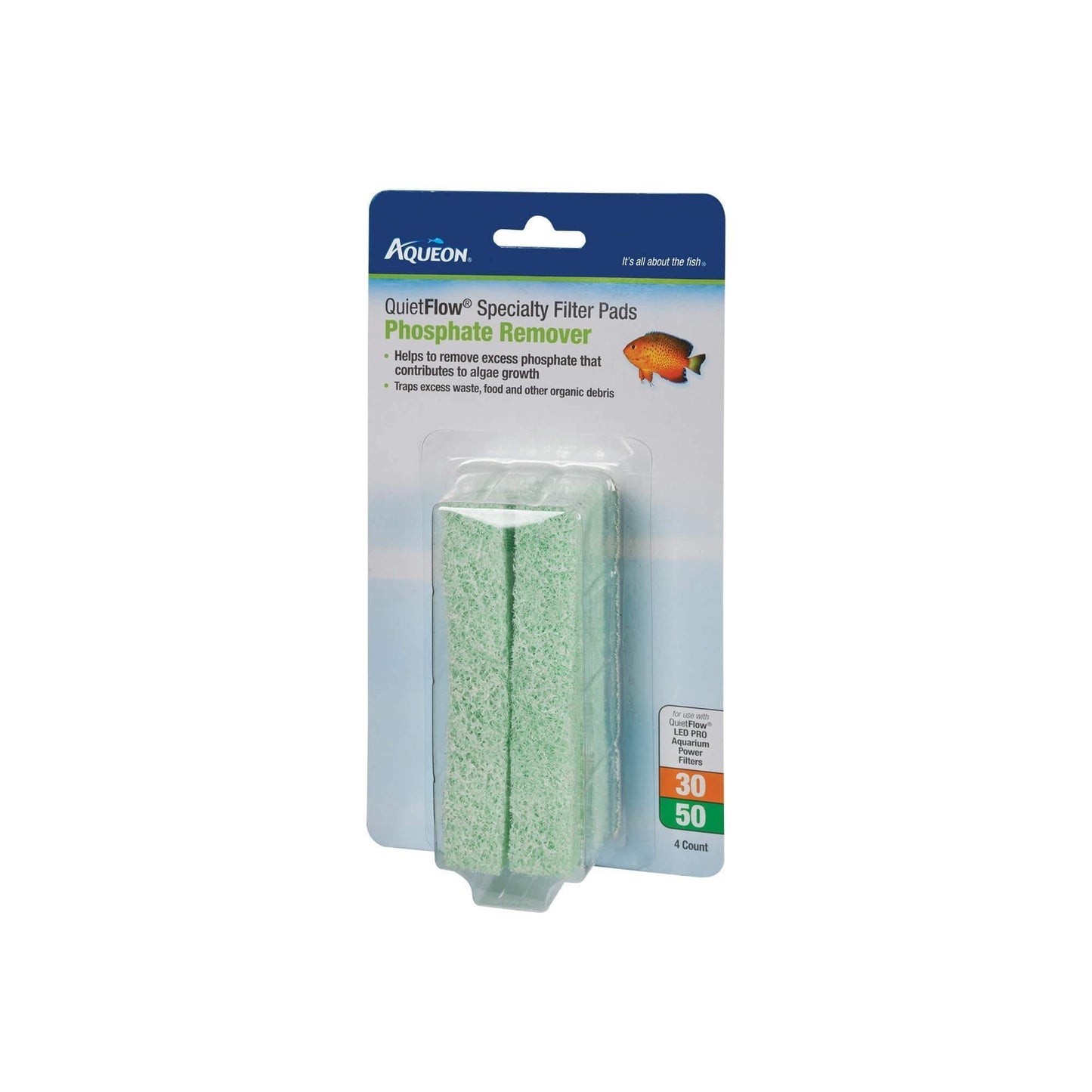 Aqueon Quiet Flow 30/50 Filter Pads Phosphate Remover