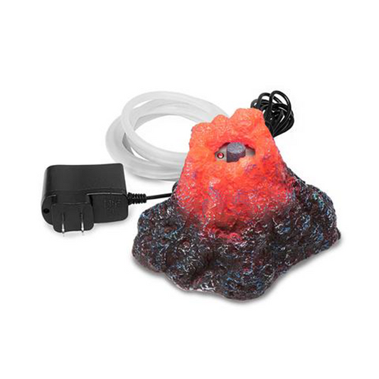 Aquatop Volcano Ornament with LED Light & Bubble Function