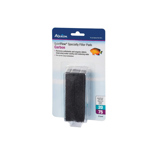 Aqueon Quiet Flow 20/75 Filter Pads Carbon