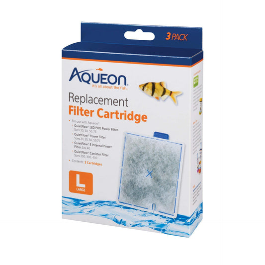 Aqueon Large Replacement Filter Cartridge - 3 Pack