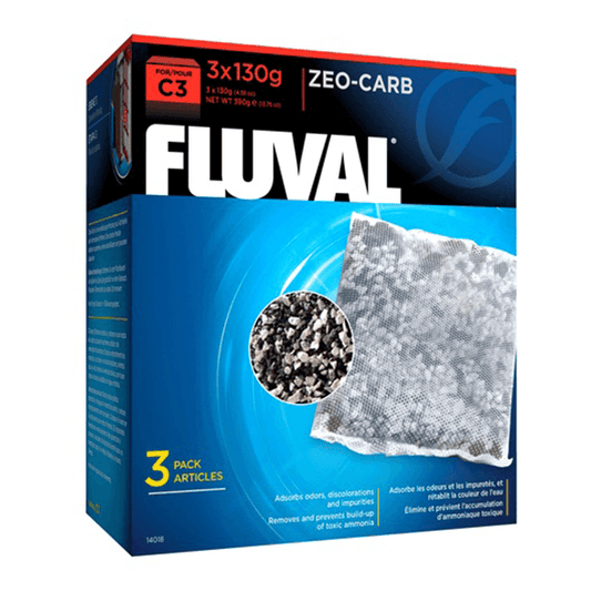 Fluval C3 Zeo-Carb - 3 Pack