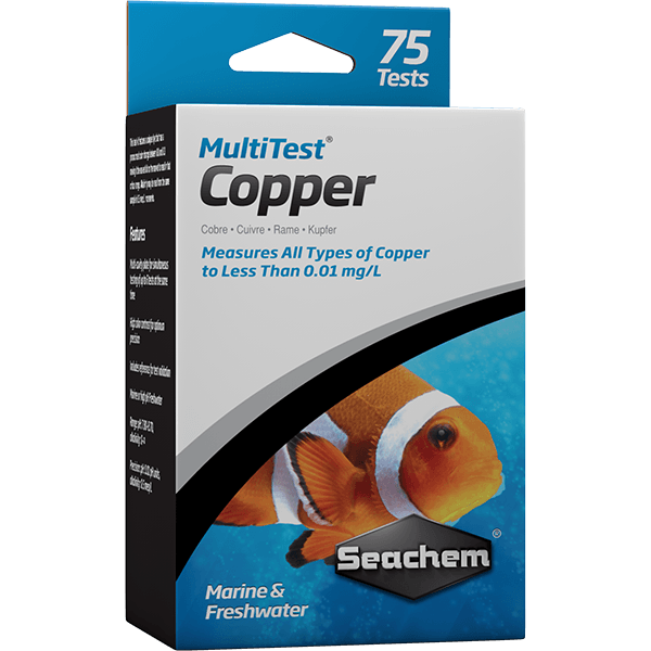 Seachem Multi Test Copper - 75 Tests