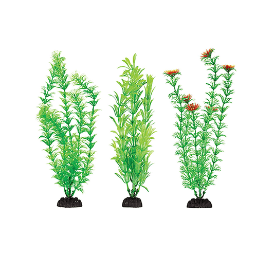 Penn Plax Aqua Plants Green - 6 Pack