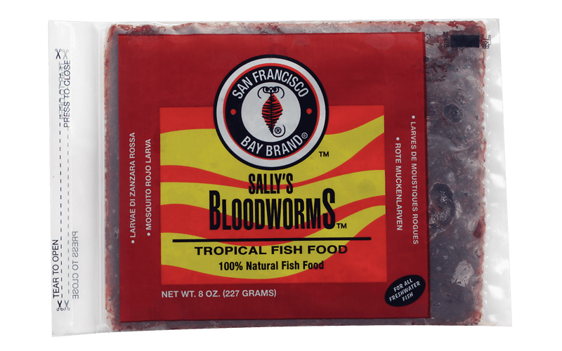 San Fransisco Bay Frozen Blood Worms Flat 8oz