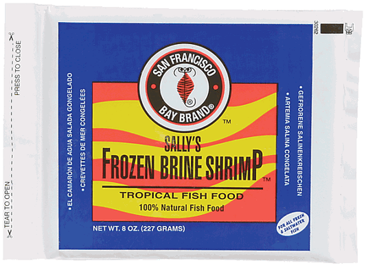 San Fransisco Frozen Brine Shrimp Flat 8oz