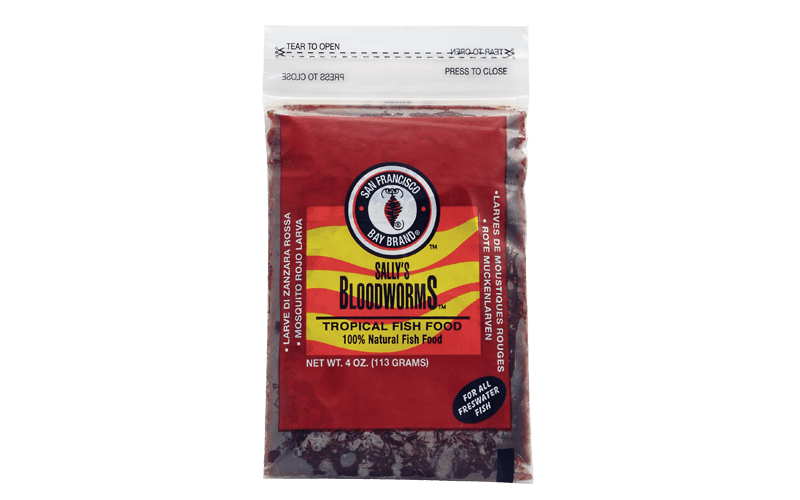 San Fransisco Bay Frozen Blood Worms Flat 4oz