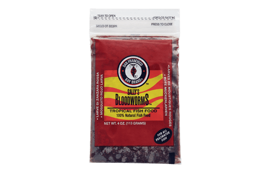 San Fransisco Bay Frozen Blood Worms Flat 4oz