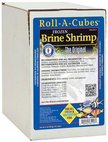 San Fransisco Bay Roll-a-Cube Brine Shrimp - 2 lb