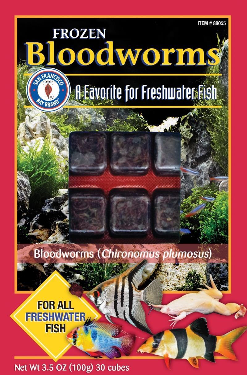 San Fransisco Bay Blood Worm Cubes 3.5oz