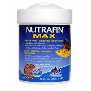 Nutrafin Max Livebearer Flakes + Freeze Dried Tubifex Worms