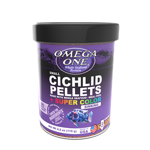 Omega One Small Sinking Cichlid Pellets 119g