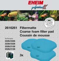 Eheim Coarse Foam Filter Pad eXperience/professionel 150/250/250T 3-Pack