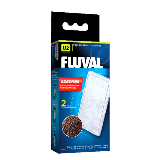 Fluval U2 Poly/Clearmax Cartridge 2 Pack