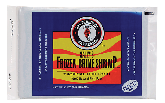 San Fransisco Bay Frozen Brine Shrimp Flat 320z