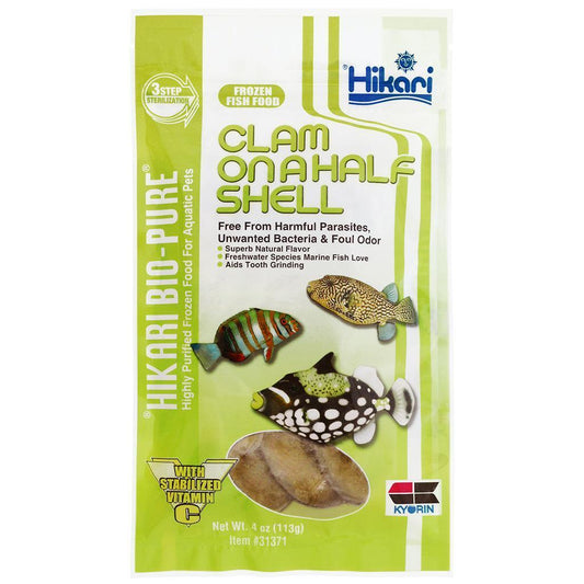 Hikari Frozen Clams on a Half Shell 4oz