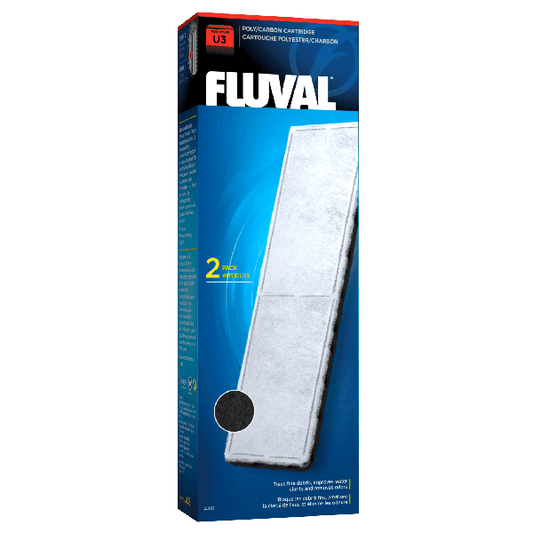 Fluval U3 Poly/Carbon Cartridge 2 Pack