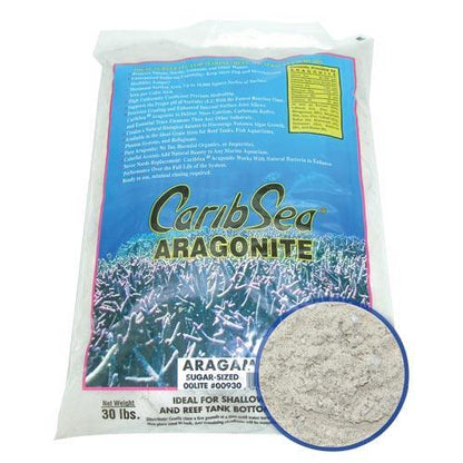 CaribSea Aragamax Sugar-Sized Sand - 30 lb