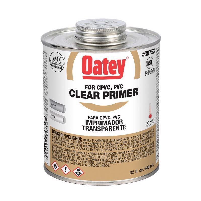 Oatey Clear Primer - NSF Listed 118ml