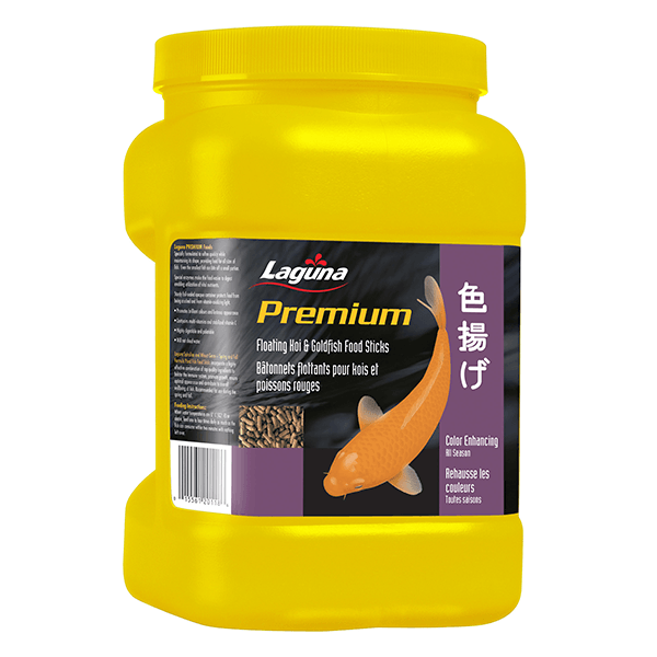 Laguna Premium All Season Colour Enhancing Koi & Goldfish Floating Food Sticks