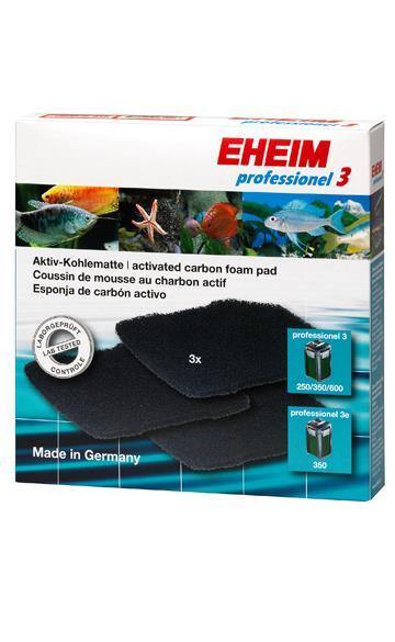 Eheim Carbon Filter Pads Professional 3 250/350/600/3E 350 - 3-Pack