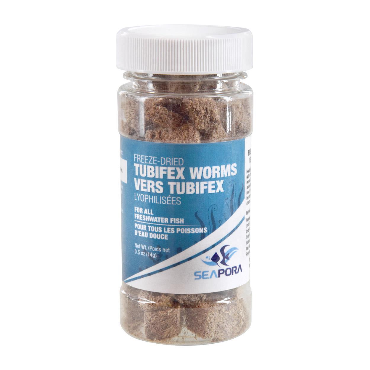 Seapora Freeze-Dried Tubifex Worms - Tank Pets