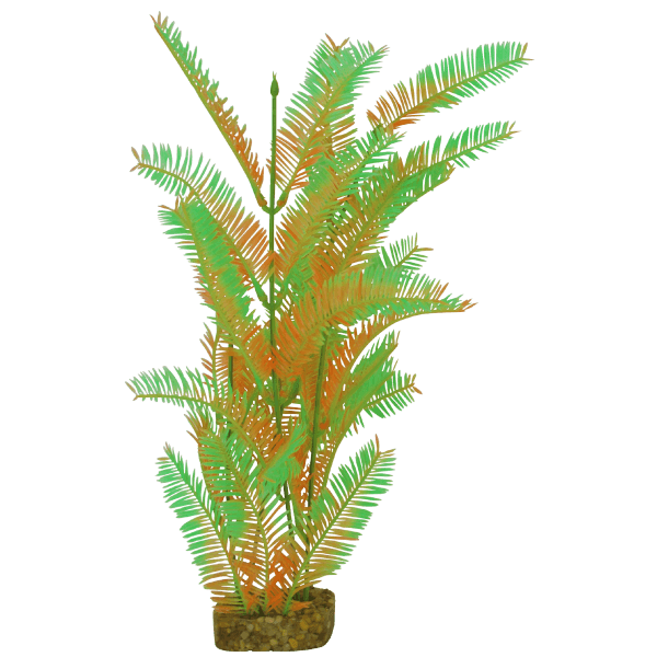 Tetra GloFish X-Large Green/Orange Plant