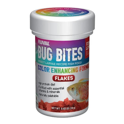 Fluval Bug Bites Colour Enhancing Flakes