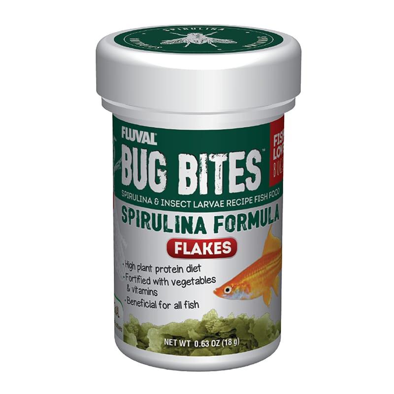 Fluval Bug Bites Spirulina Flakes