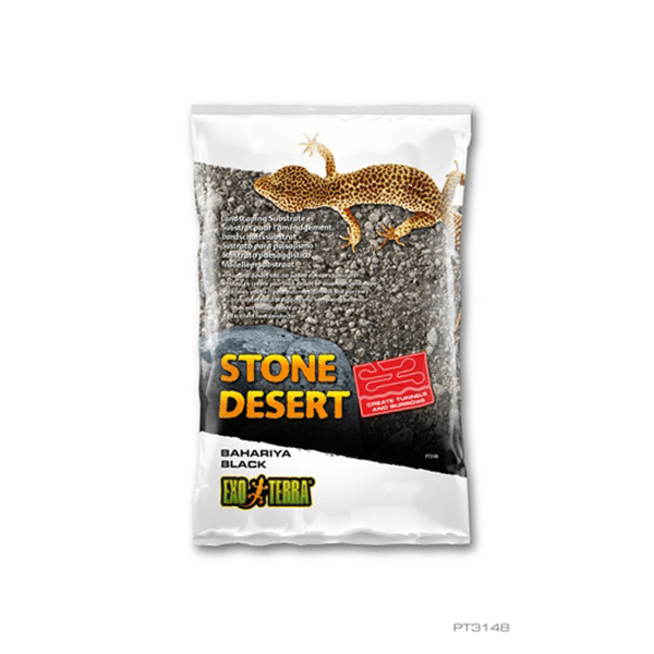 Exo Terra Stone Desert Substrate - Bahariya Black