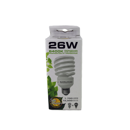 Sunblaster CFL Bulb - 26W 6400K