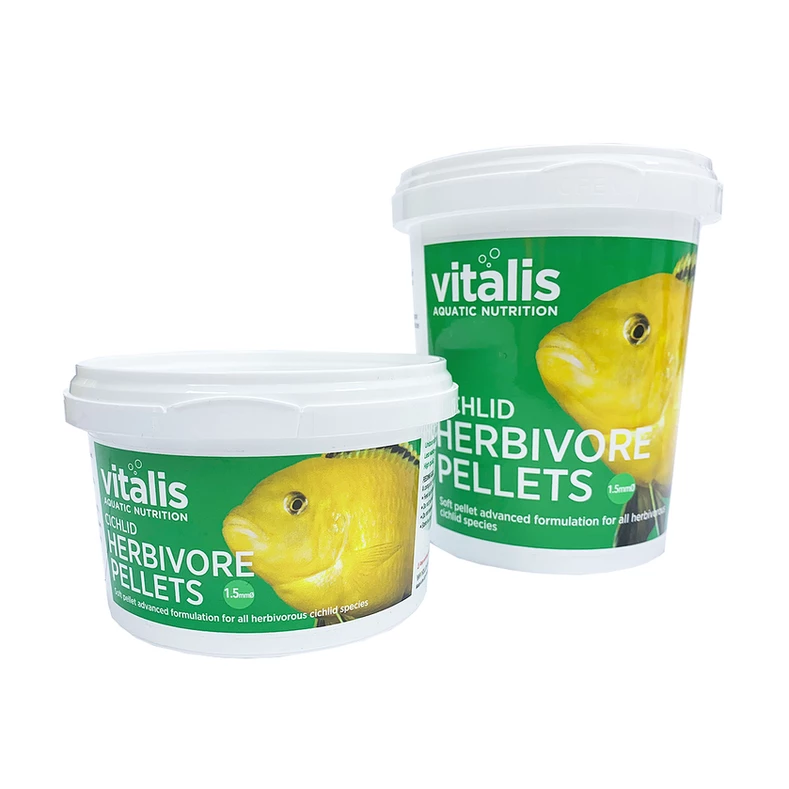 Vitalis Cichlid Herbivore Pellets 140g