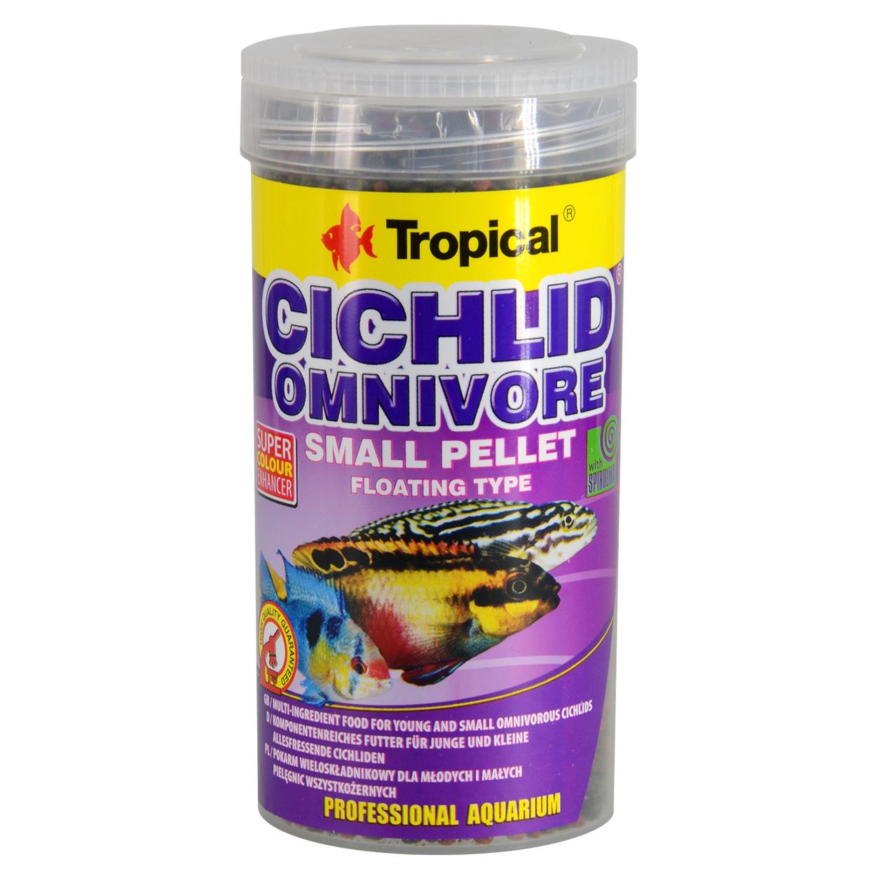 Tropical Cichlid Omnivore Small Floating Pellets 90g