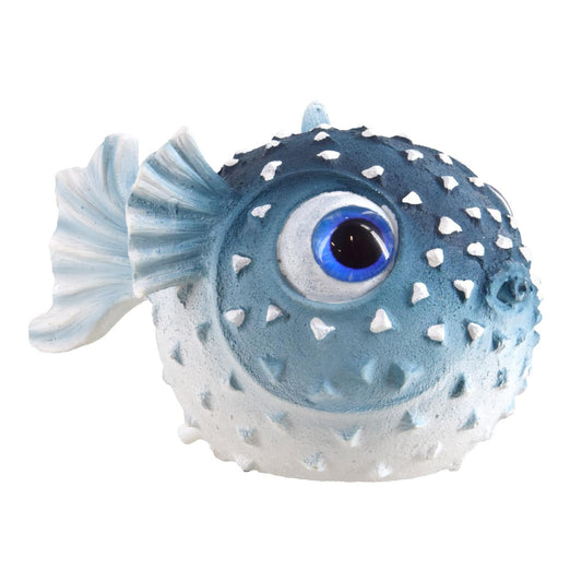 Underwater Treasures Blue Puffer Ornament